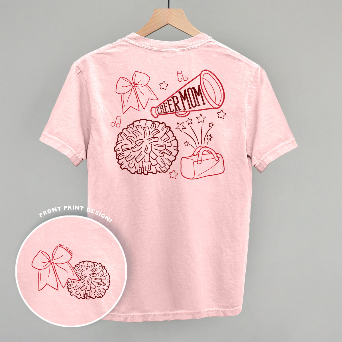 Cheer Mom Doodle (Back Print)