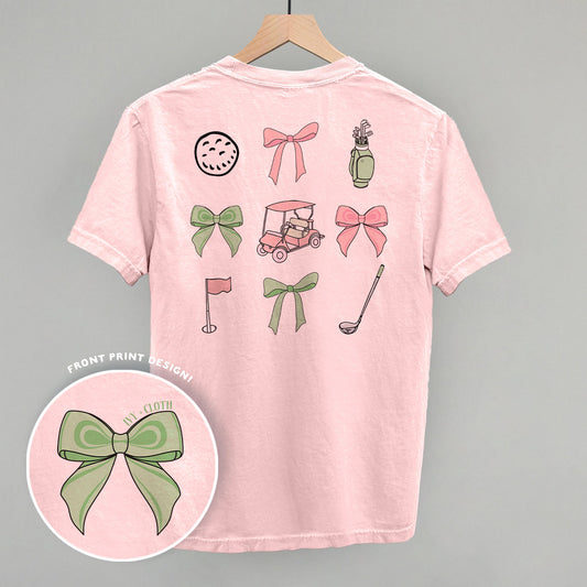 Pink & Green Golf Doodles (Back Print)