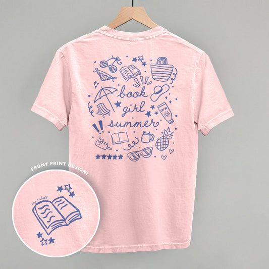 Book Girl Summer Monochromatic (Back Print)