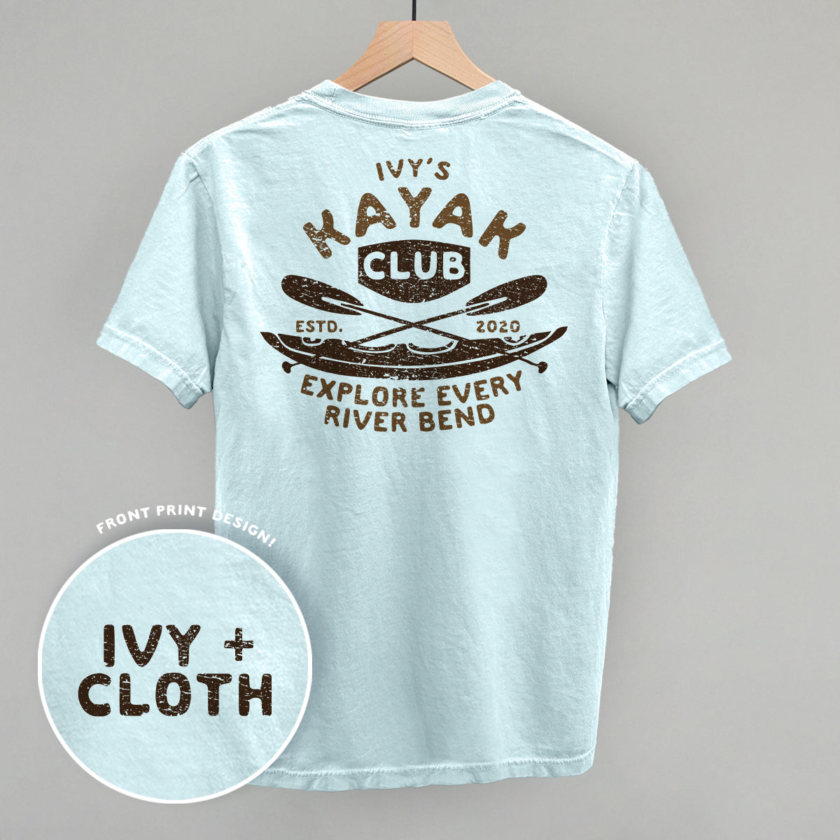 Ivy's Kayak Club (Brown) (Back Print)