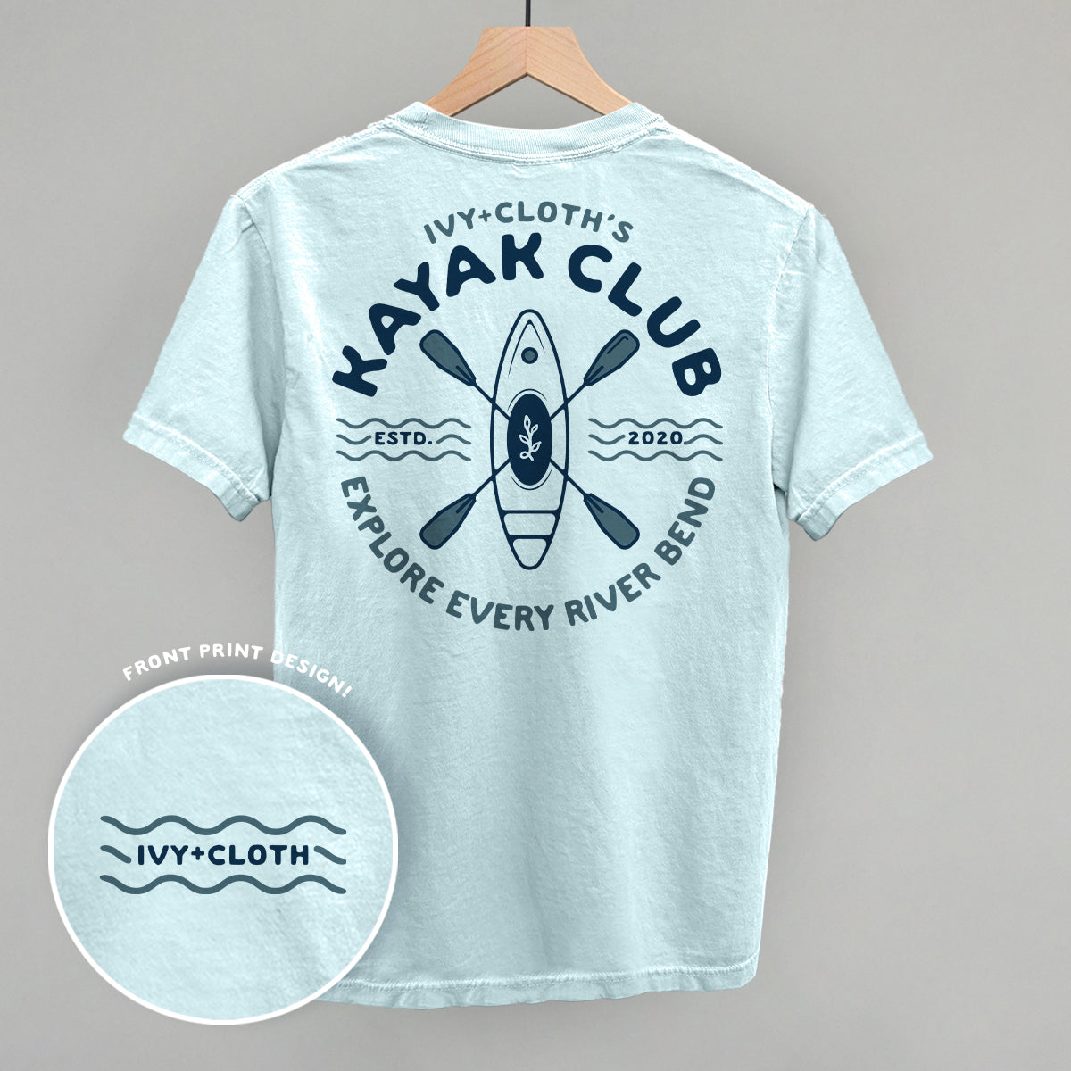 Ivy's Kayak Club (Blue) (Back Print)