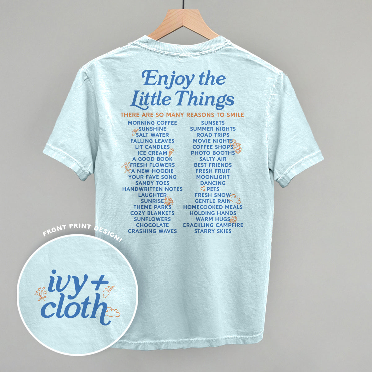 Enjoy The Little Things List (Back Print)