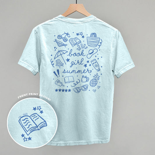 Book Girl Summer Monochromatic (Back Print)