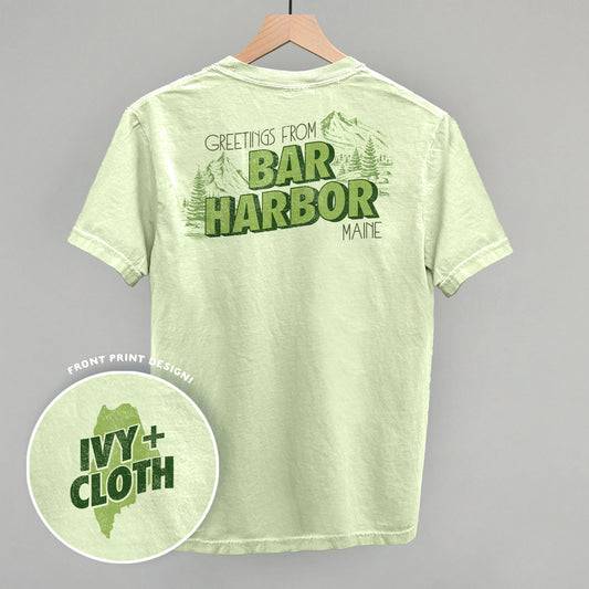 Greetings From Bar Harbor (Back Print)