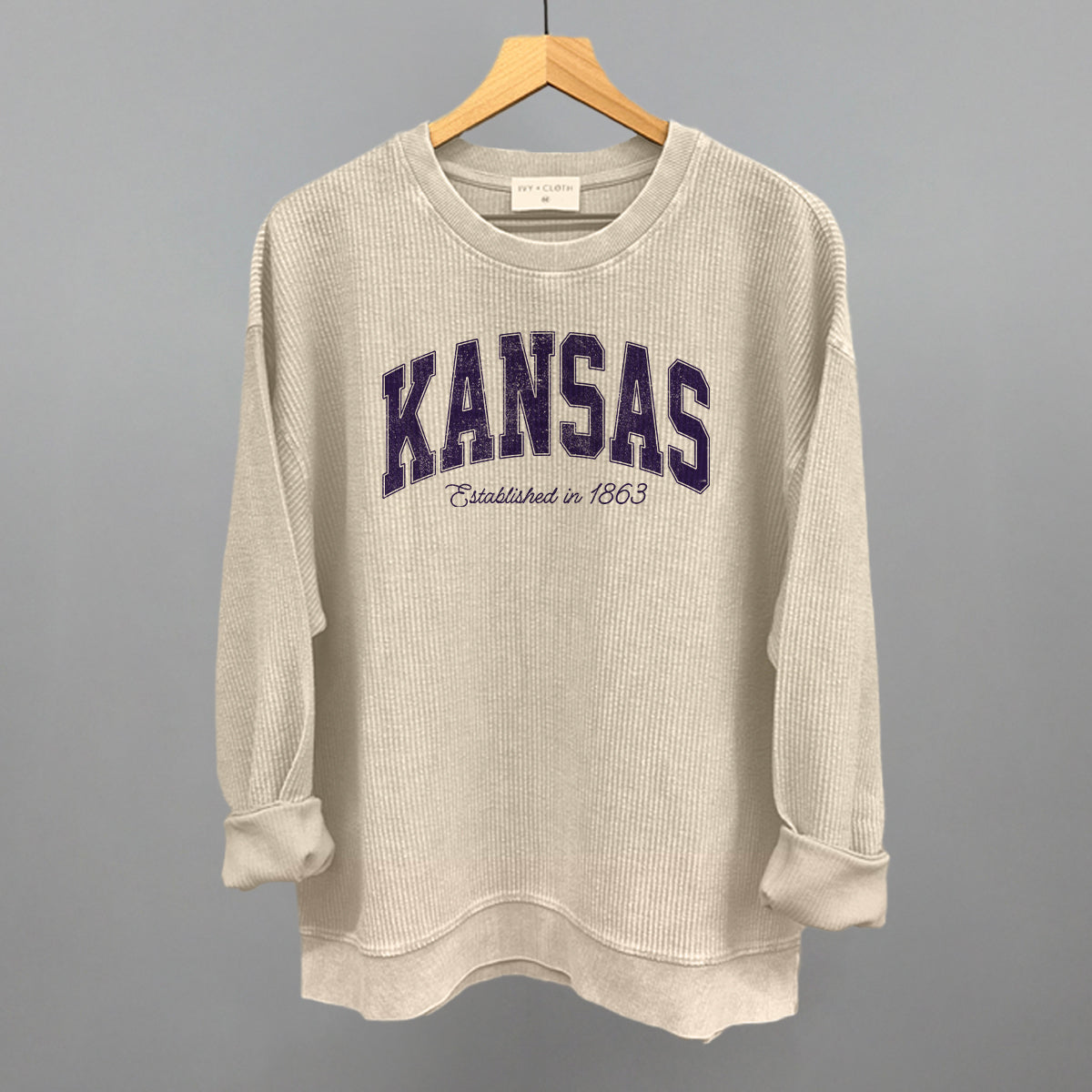 Kansas Varsity Arch (Purple)