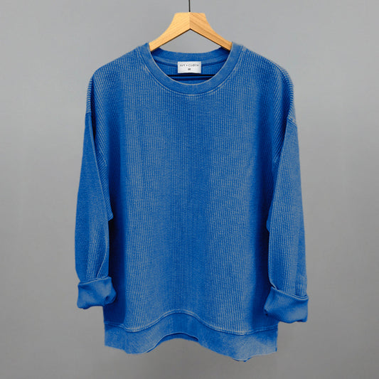 Royal Oversized Corded Crew