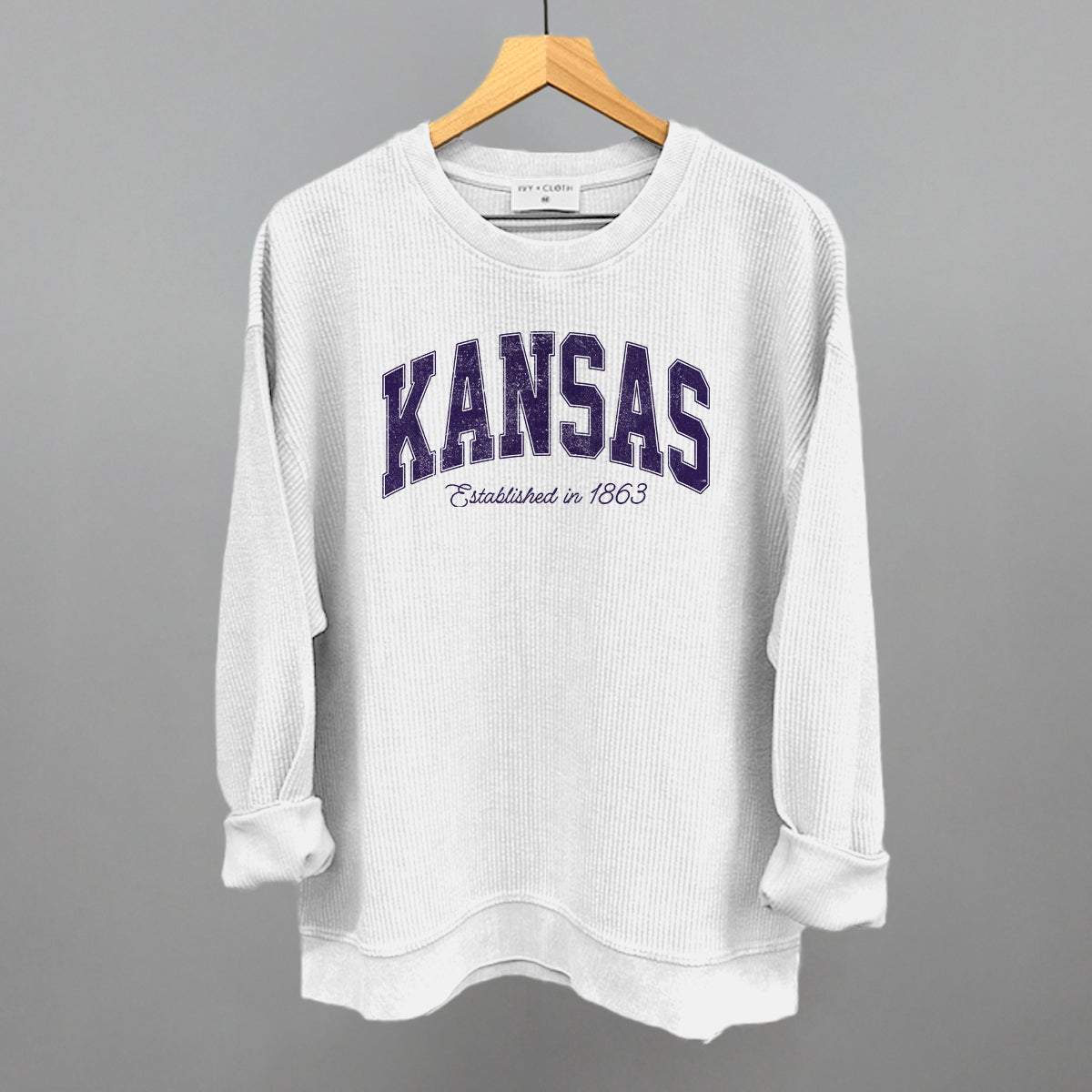 Kansas Varsity Arch (Purple)