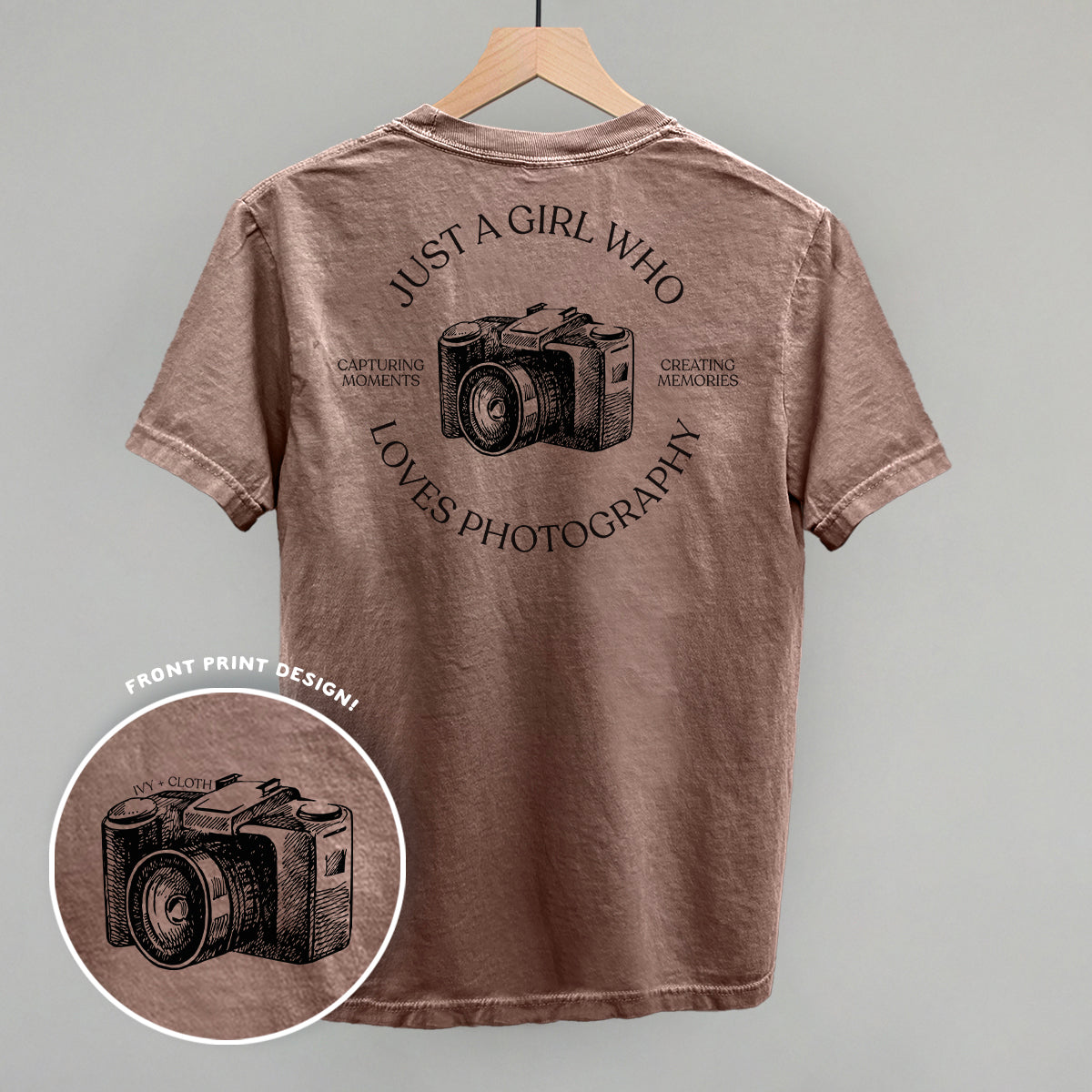 Just A Girl Who Loves Photography (Back Print)