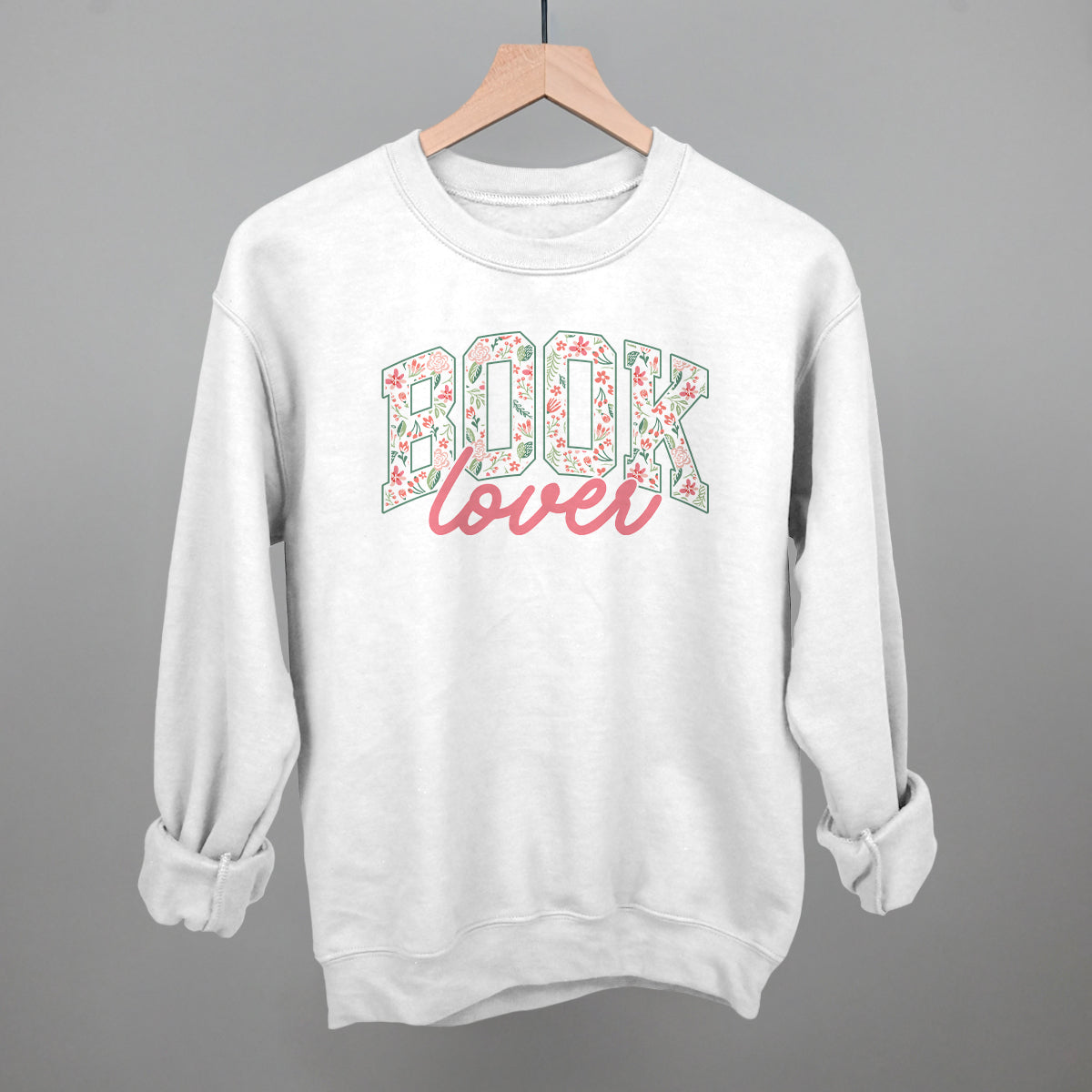 Book Lover Floral Arch + Script