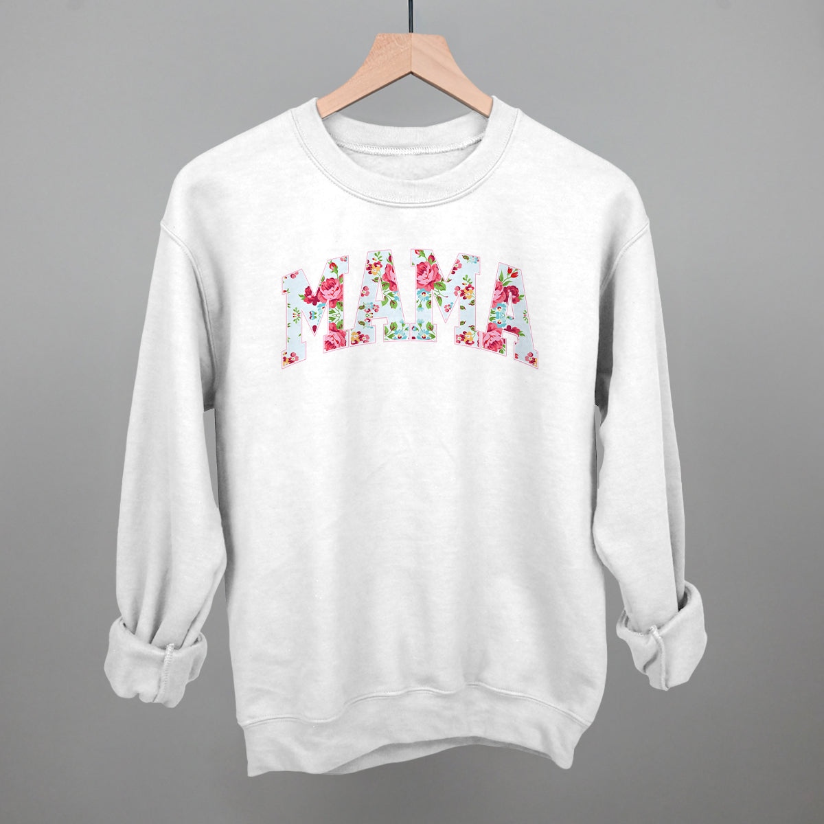 Mama (Block Letter Floral)