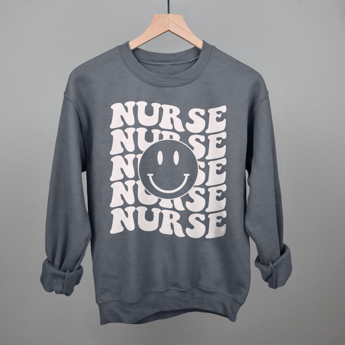 Retro Nurse Smiley (Repeated)