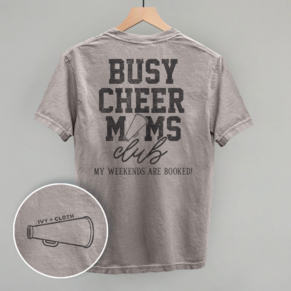 Busy Cheer Moms Club (Back Print)