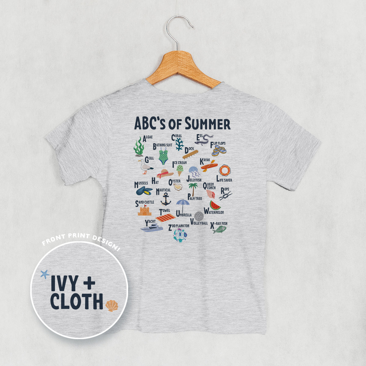 ABC's of Summer (Kids Back Print)