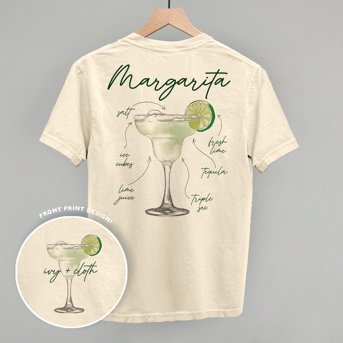 Margarita Recipe (Back Print)