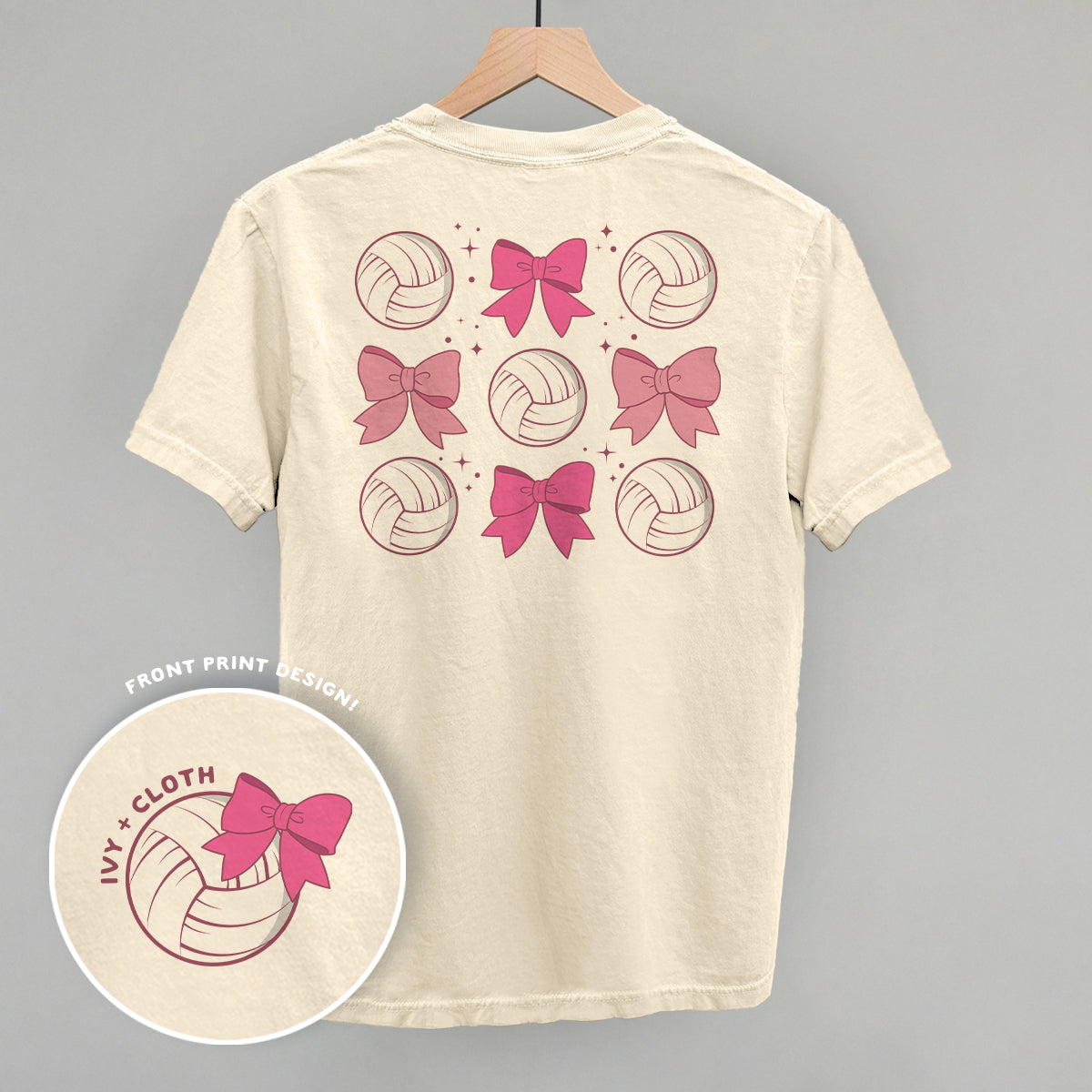 Volleyballs and Bows (Back Print)