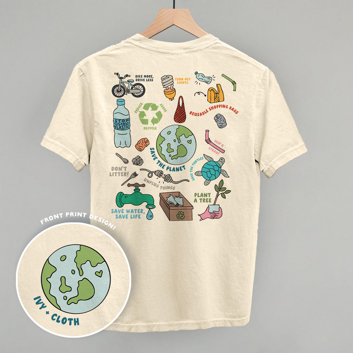 Save The Planet Doodles (Back Print)