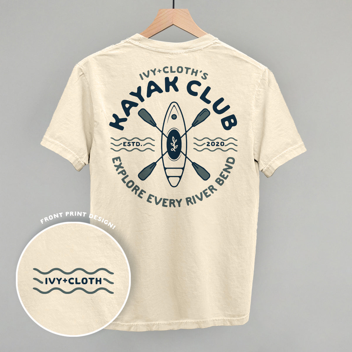 Ivy's Kayak Club (Blue) (Back Print)