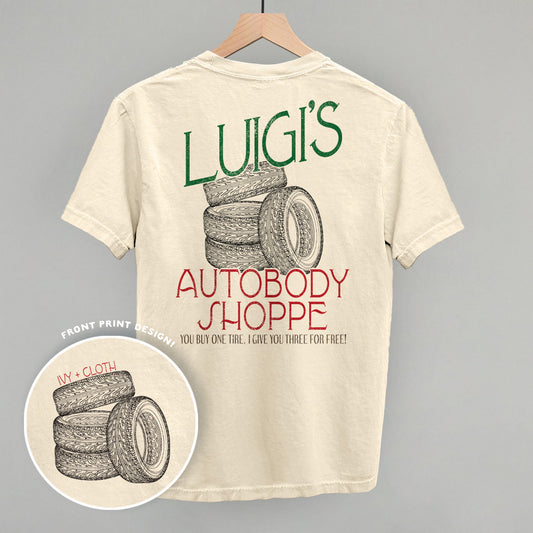 Luigi's Autobody Shoppe (Back Print)