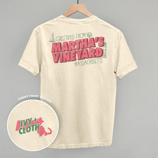 Greetings From Martha's Vineyard (Back Print)