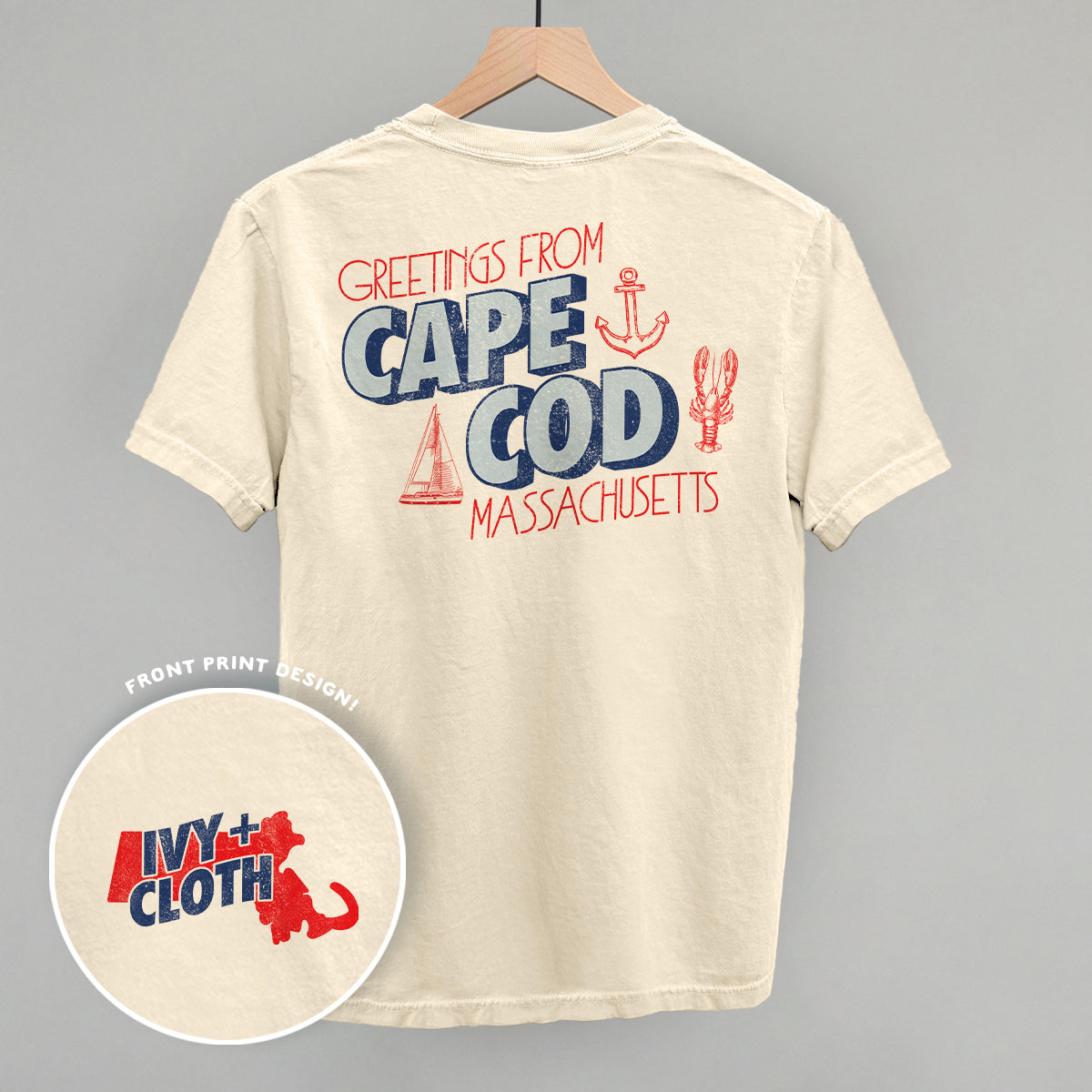 Greetings From Cape Cod (Back Print)