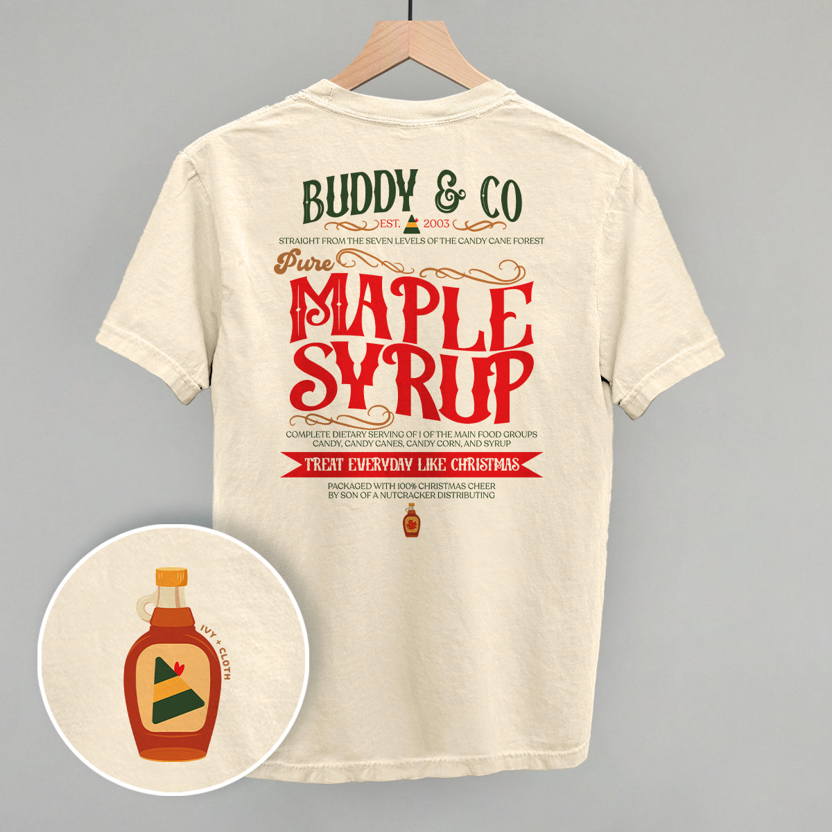 Buddy & Co Maple Syrup (Back Print)