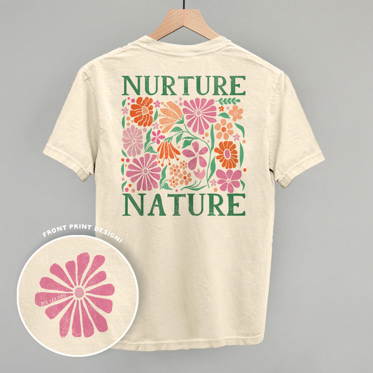 Nurture Nature Abstract (Back Print)