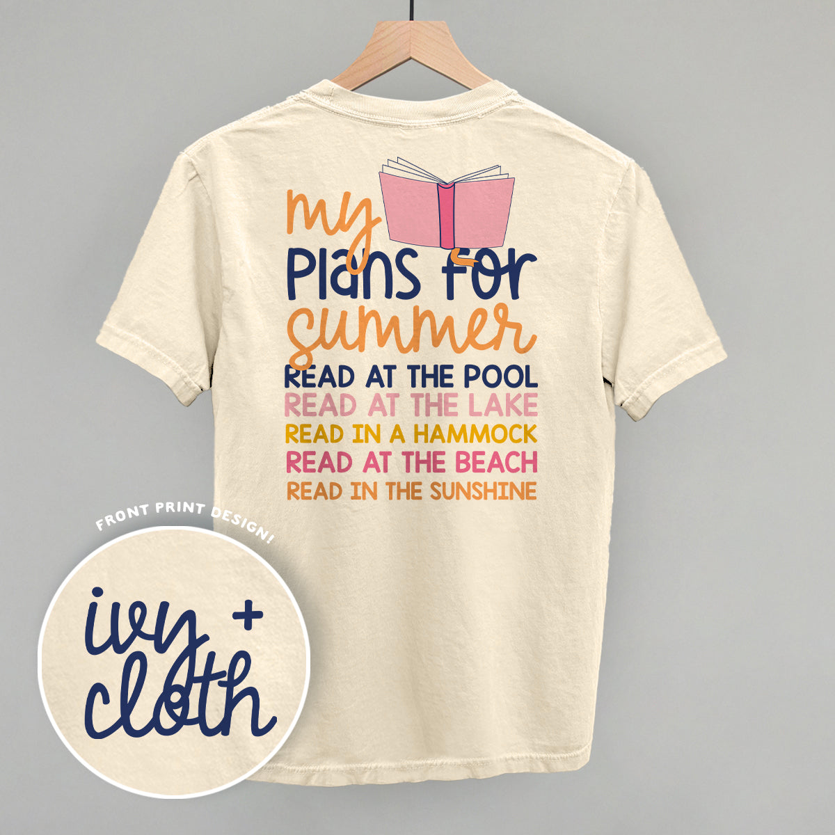 My Reading Plans For Summer (Back Print)