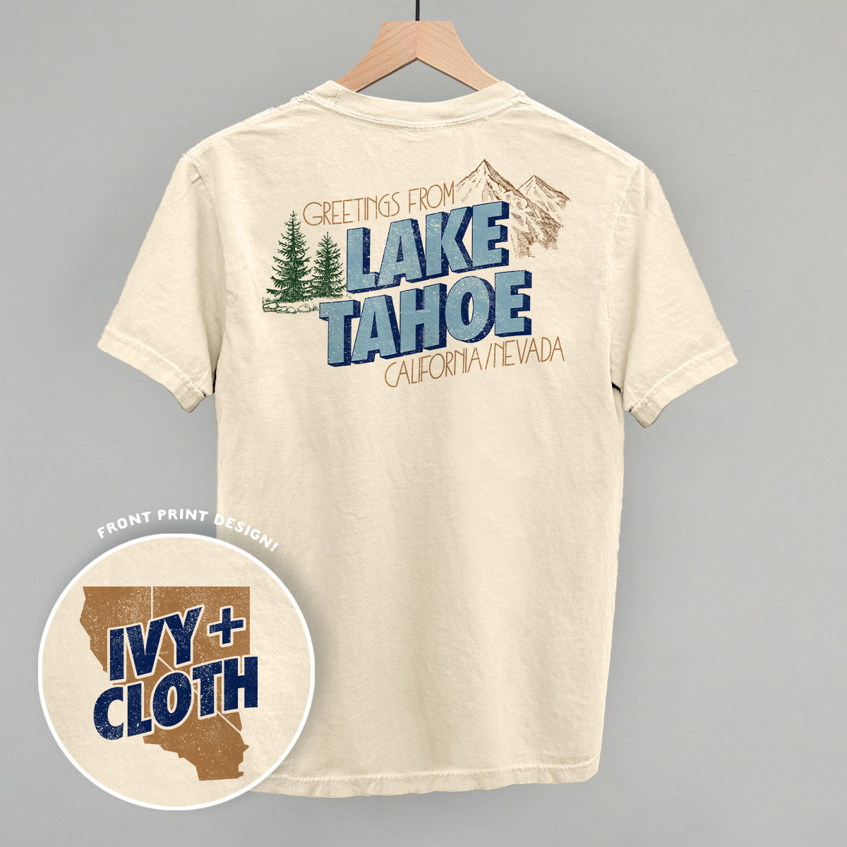 Greetings From Lake Tahoe (Back Print)