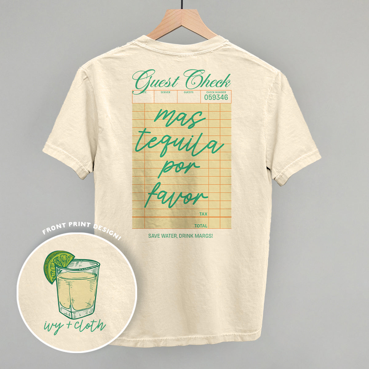 Mas Tequila Por Favor (Back Print)