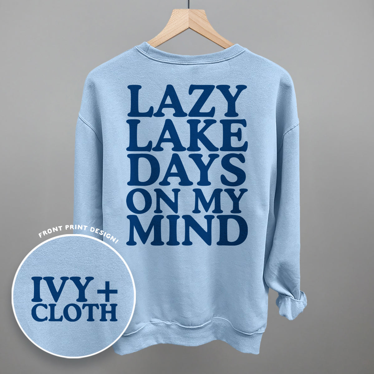 Lazy Lake Days (Back Print)