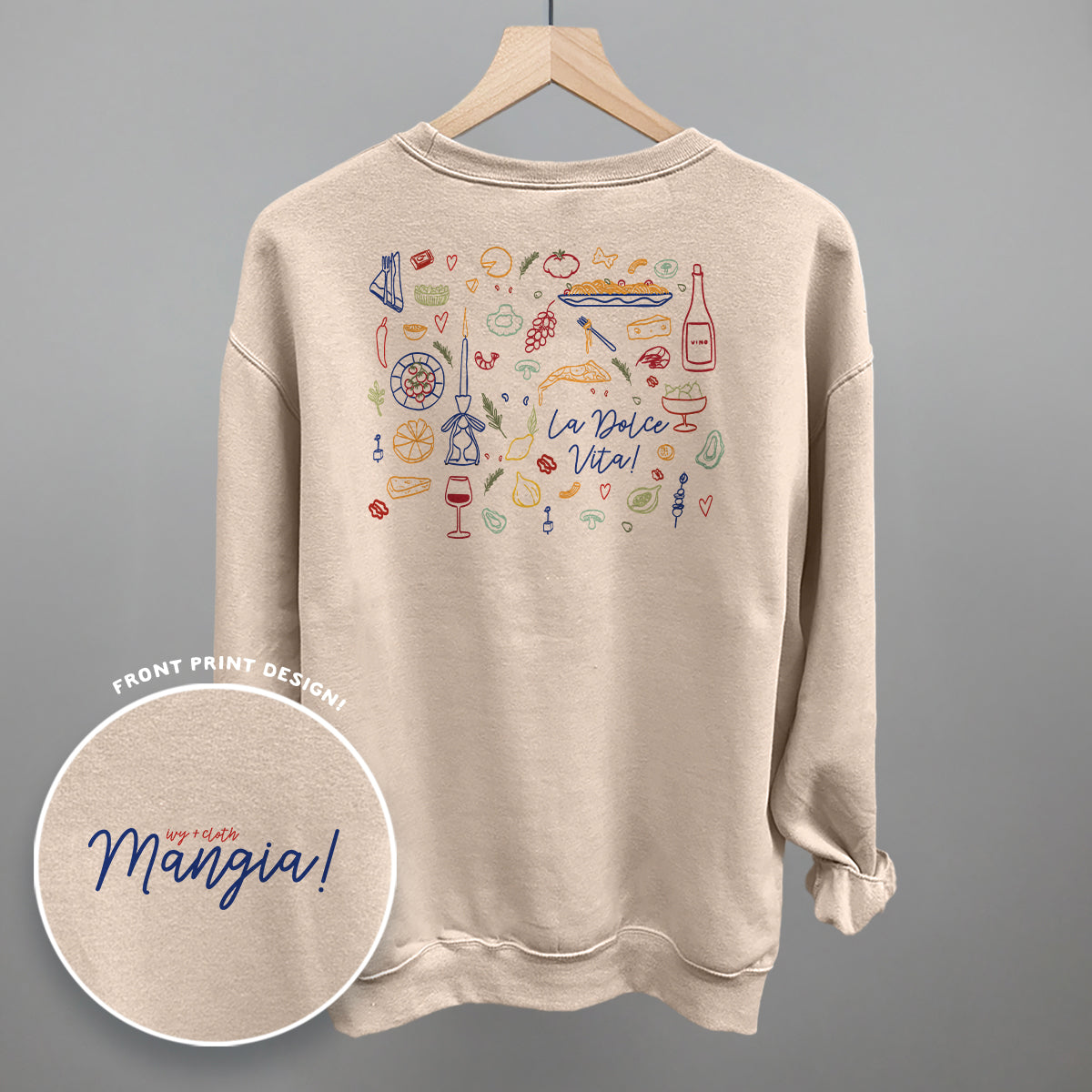 Italian Doodles (Back Print)