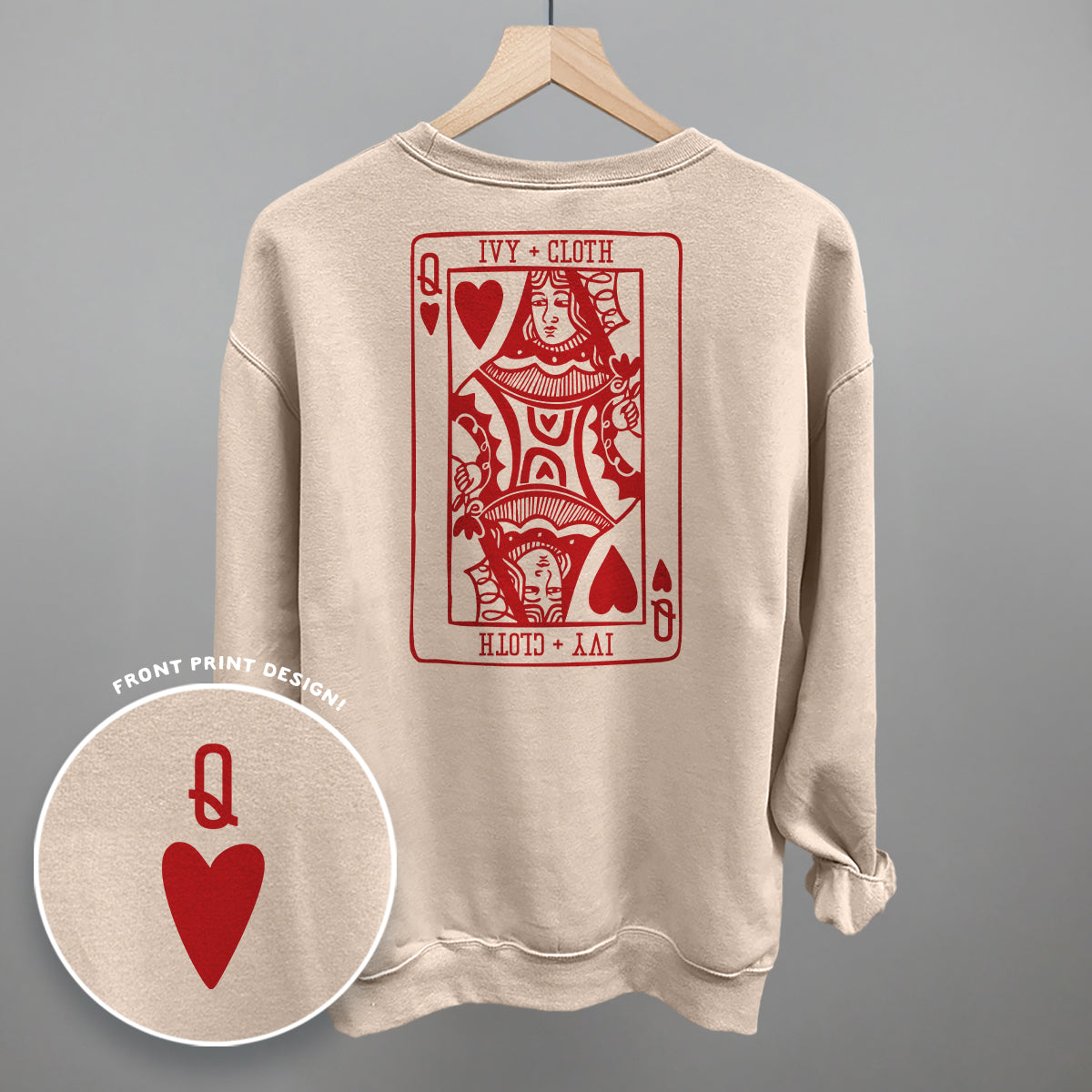 Queen Of Hearts (Back Print)