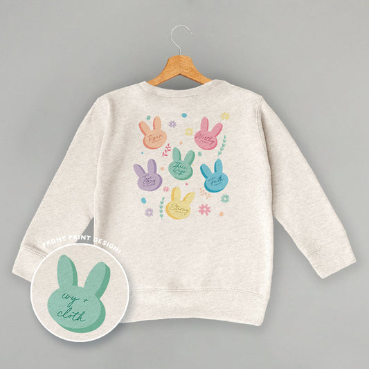 Pastel Bunny Bible Verses (Kids Back Print)