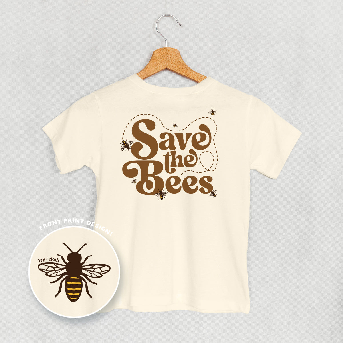 Save The Bees (Kids Back Print)