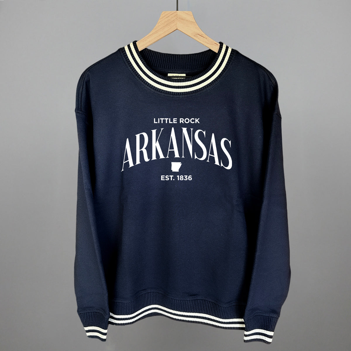 Arkansas Est. 1836 (White)