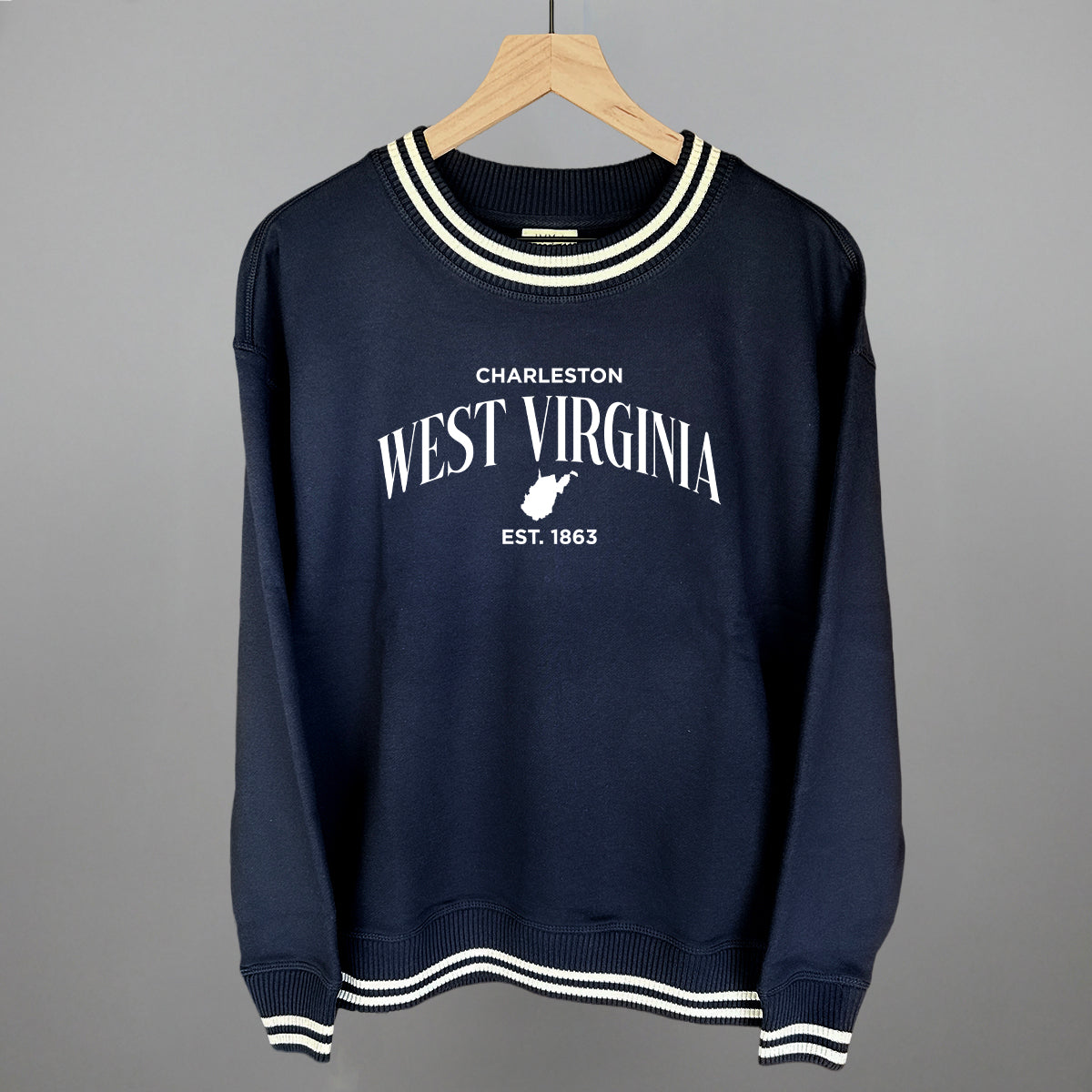 West Virginia Est. 1863 (White)