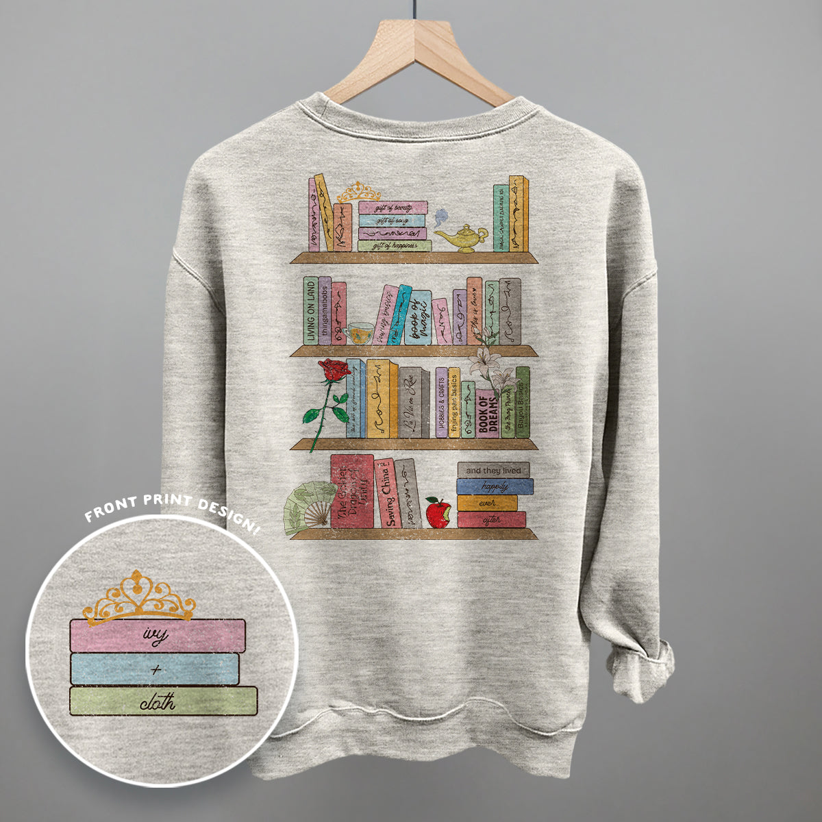 Princess Book Shelves (Back Print)