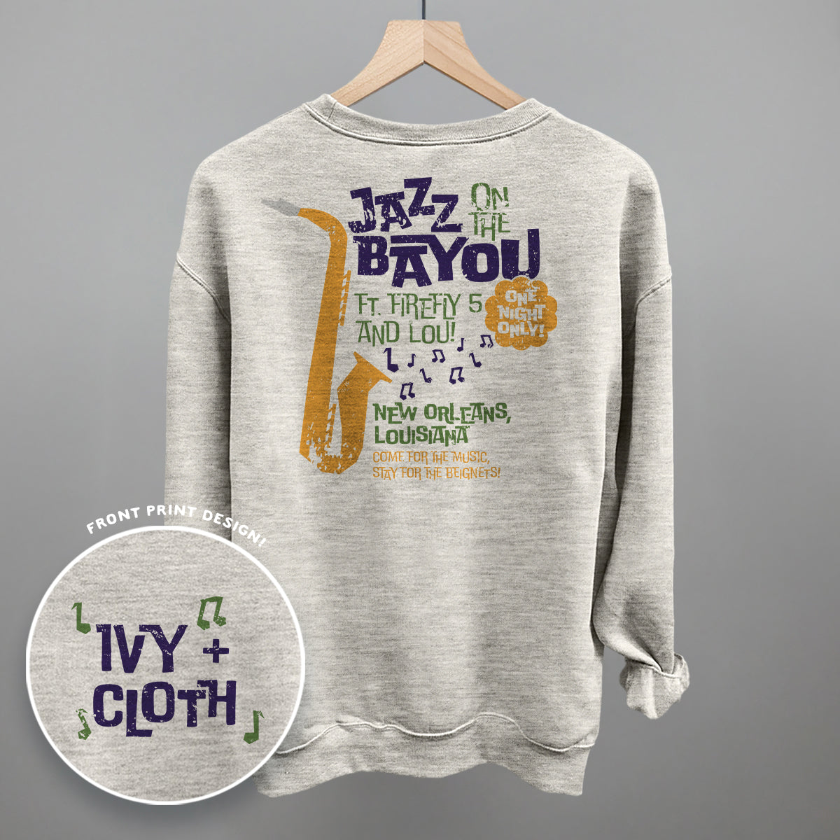 Jazz On The Bayou (Back Print)
