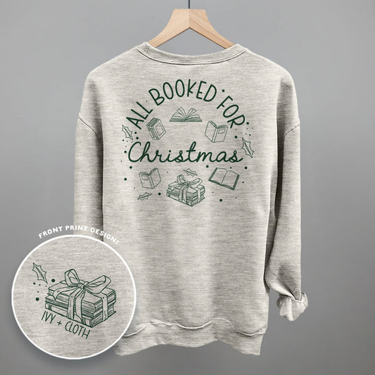 All Booked For Christmas Wreath (Back Print)