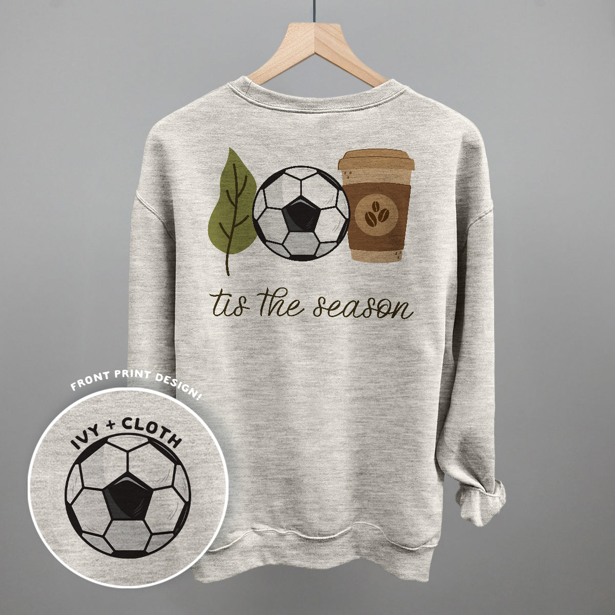 Tis The Season Soccer Doodle (Back Print)