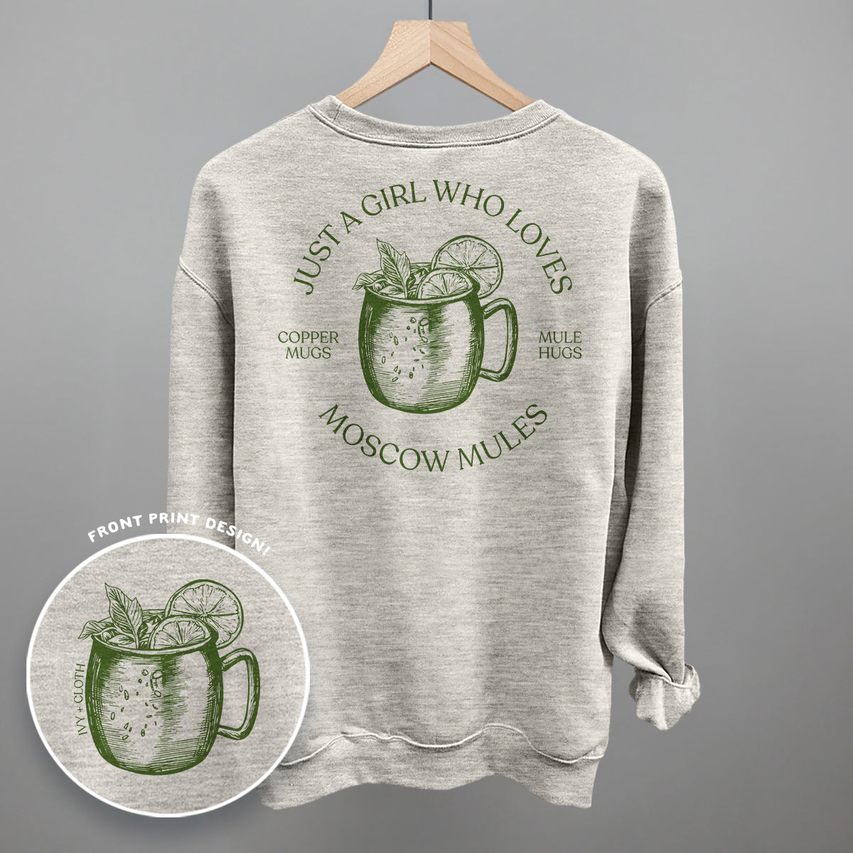 Just A Girl Who Loves Moscow Mules (Back Print)