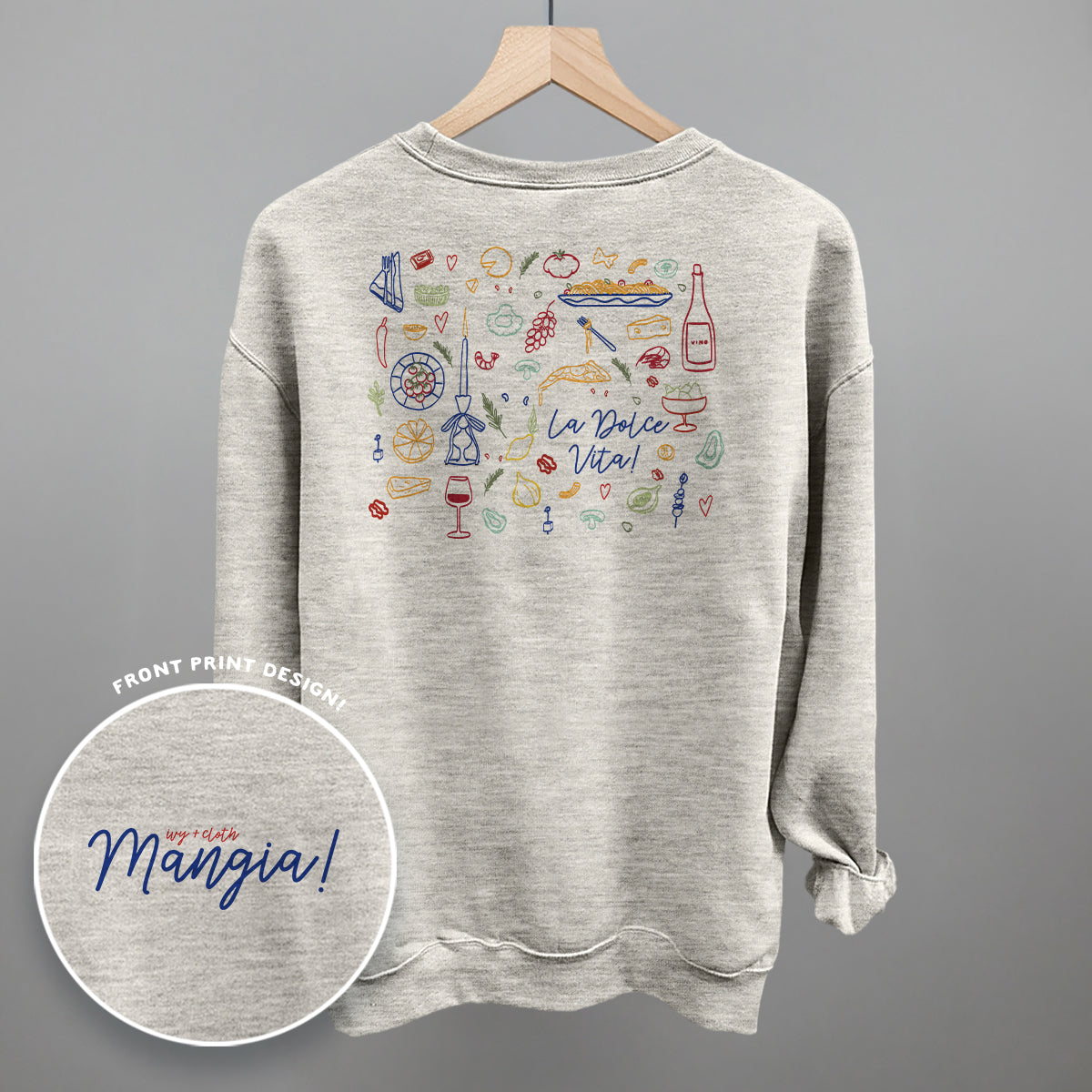 Italian Doodles (Back Print)