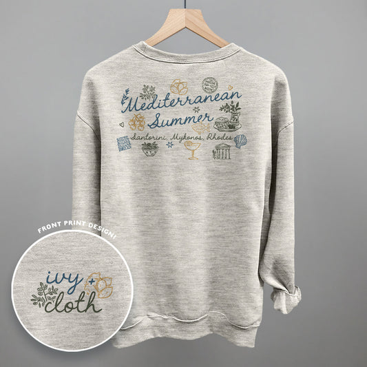 Mediterranean Summer Doodles (Back Print)