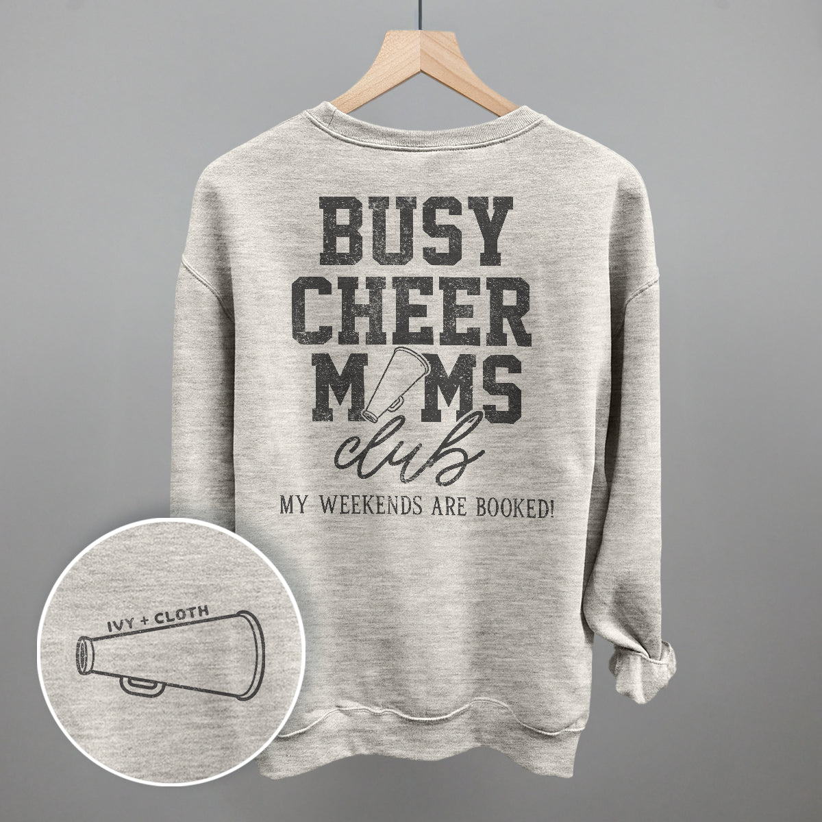 Busy Cheer Moms Club (Back Print)