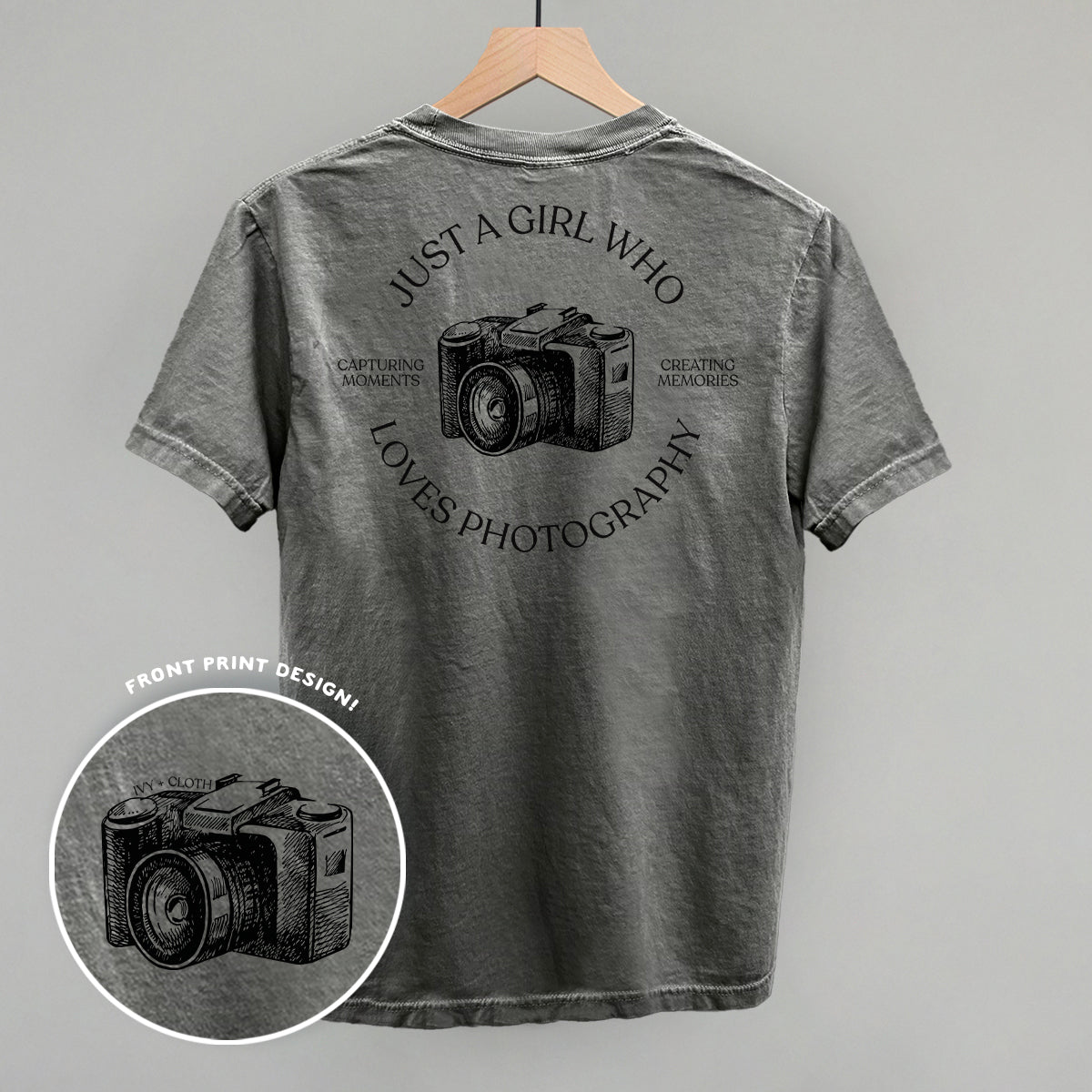 Just A Girl Who Loves Photography (Back Print)