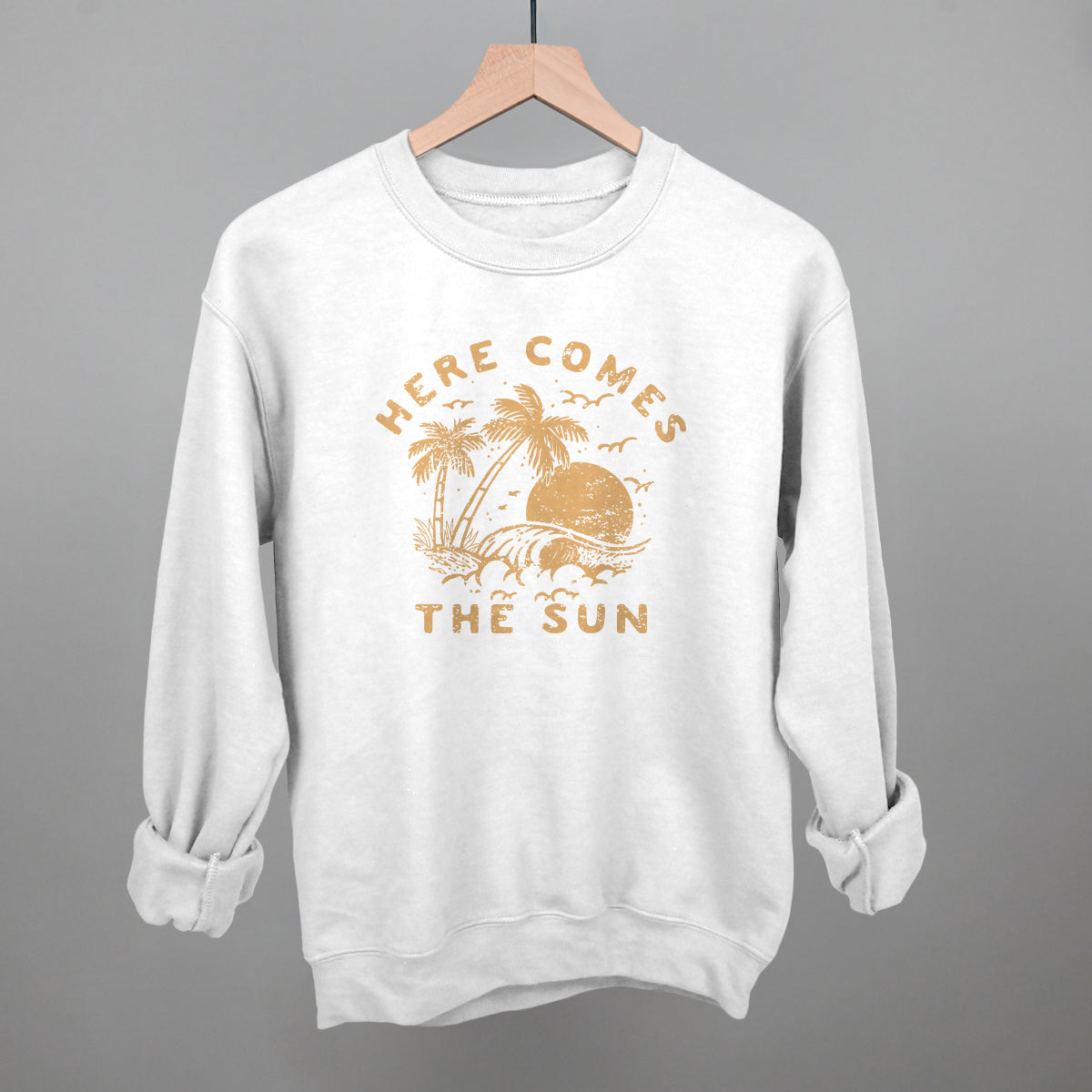 Here Comes The Sun Distressed