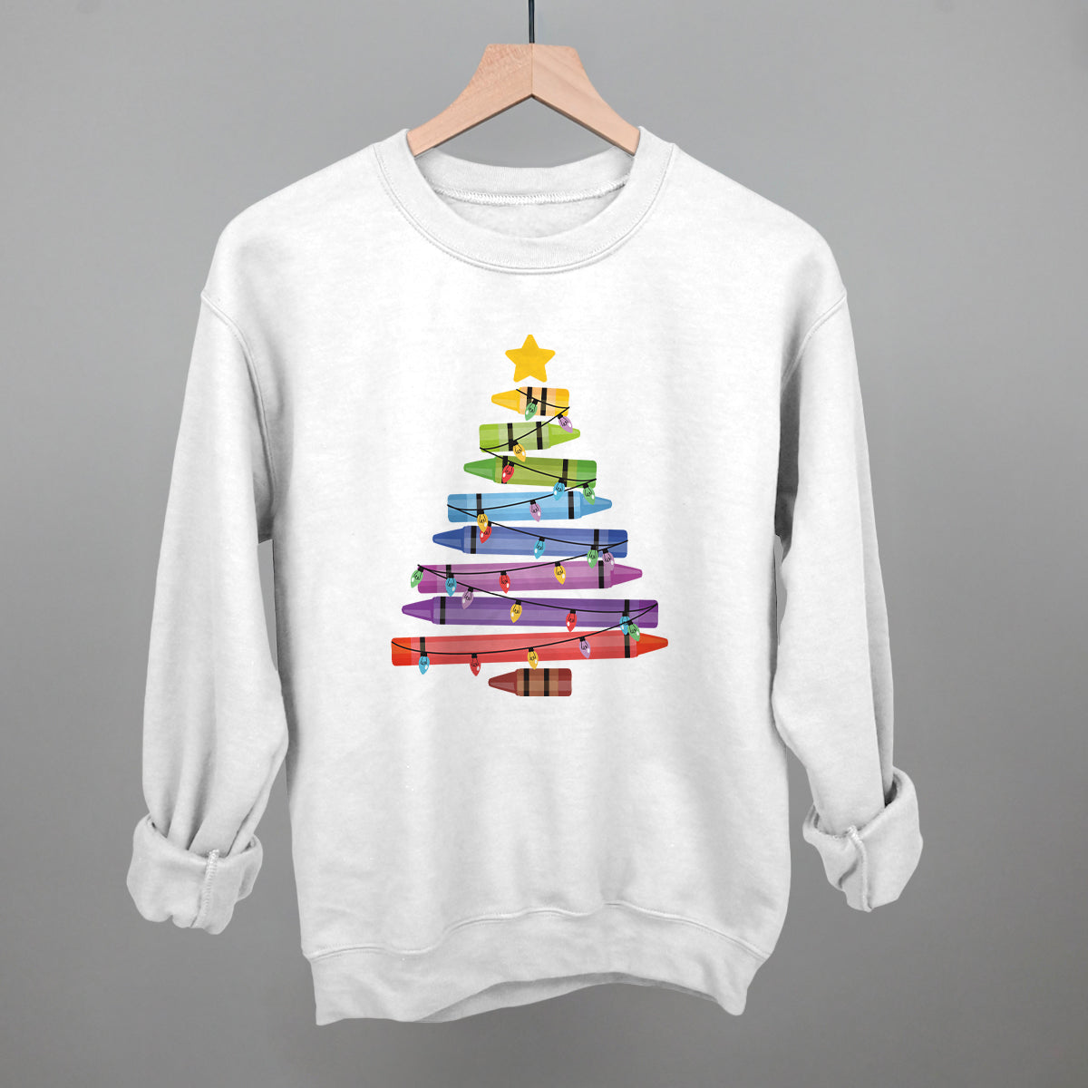 Crayon Christmas Tree