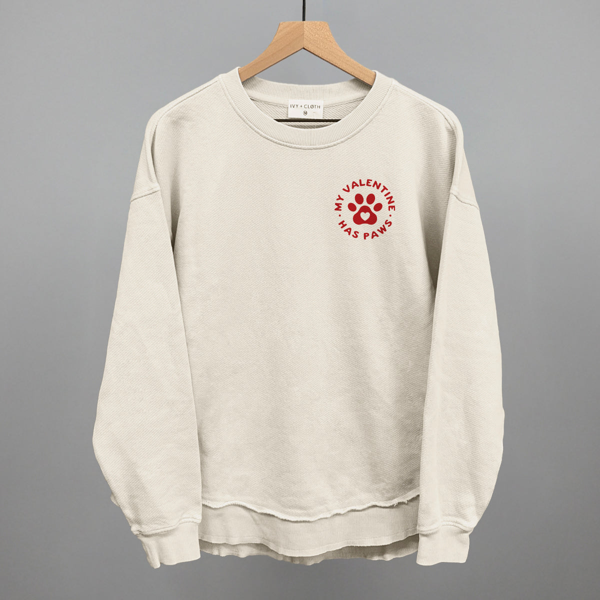 My Valentine Has Paws (Left Chest)