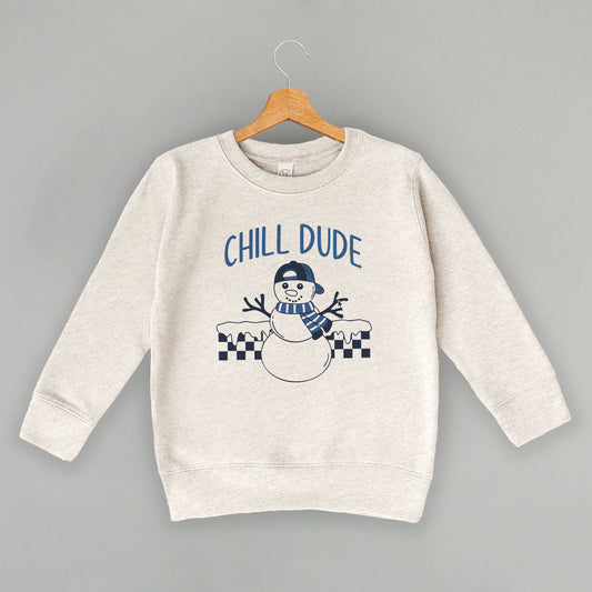 Chill Dude Snowman Doodle (Kids)