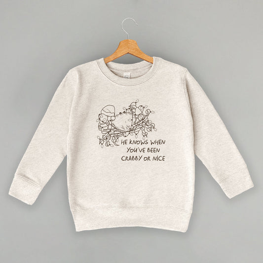 He Knows When You've Been Crabby Or Nice (Kids)